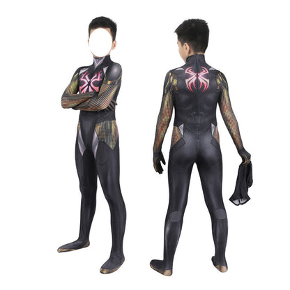 Marvel's Midnight Suns Spider Man Jumpsuit Child Cosplay Costumes