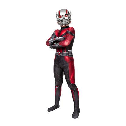 Ant-Man and the Wasp Kids Jumpsuit with Mask Cosplay Costume