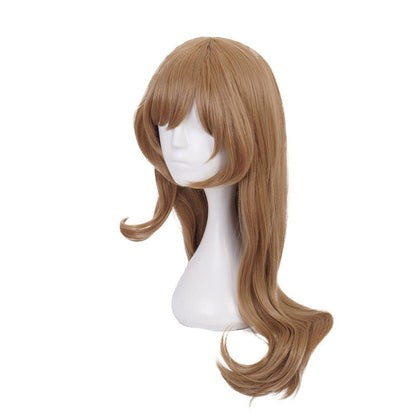 Genshin Impact Lisa Minci Brown Cosplay Wigs