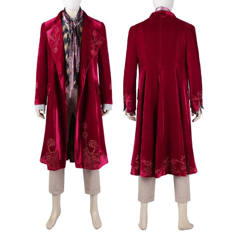 Wonka 2023 Willy Wonka Fullset Cosplay Costumes