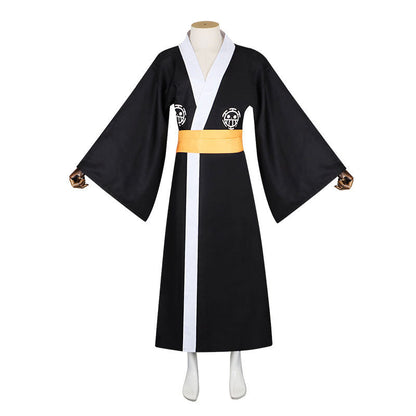One Piece Wano Country Trafalgar D. Water Law Cosplay Costumes