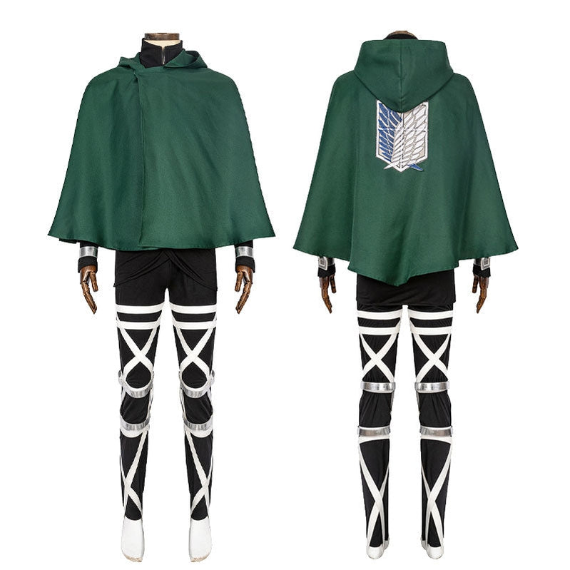 Attack on Titan: The Final Season 4 Levi Ackerman Uniform Set Cosplay Costumes