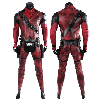 Marvel Deadpool 3 Wolverine and Deadpool Cowboypool Cosplay Costume
