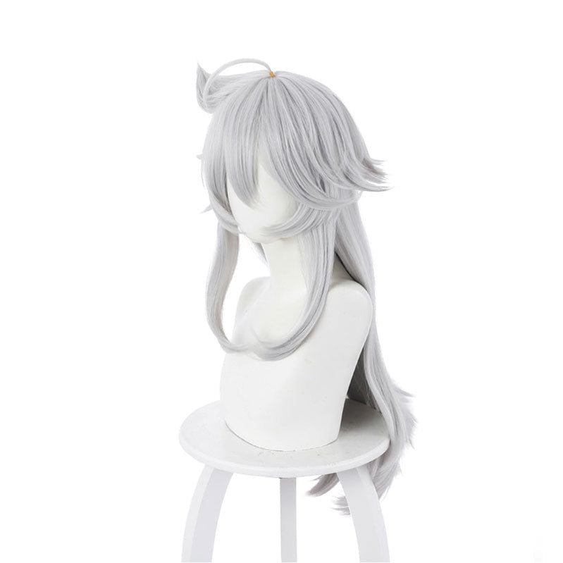 Genshin Impact Razor Silver Gray Cosplay Wigs