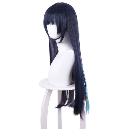 Genshin Impact Yun Jin Long Dark Purple Cosplay Wigs