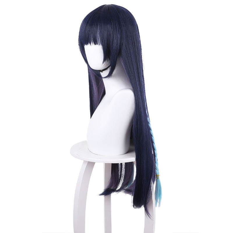 Genshin Impact Yun Jin Long Dark Purple Cosplay Wigs