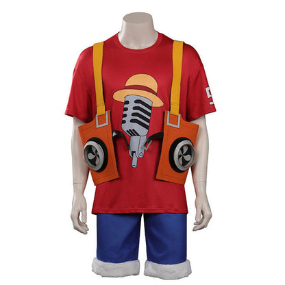 One Piece Film Red 2022 Banpresto Monkey D. Luffy Cosplay Costumes