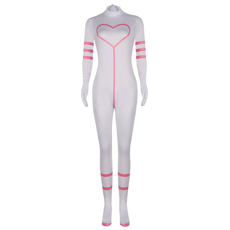 Hazbin Hotel Angel Jumpsuit Cosplay Costumes