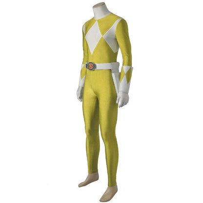 Mighty Morphin Power Rangers Trini Kwan Yellow Ranger Male Cosplay Costumes