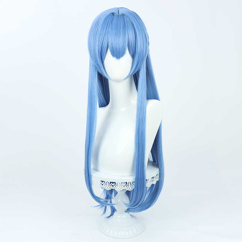 omgcos Goddess of Victory: Nikke Helen Light Blue Cosplay Wig