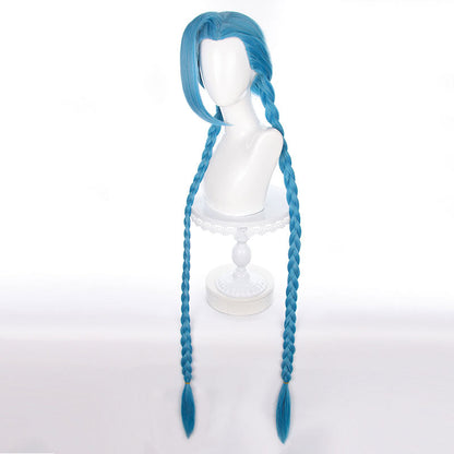 LOL Arcane Jinx  Blue Bunches Cosplay Wigs