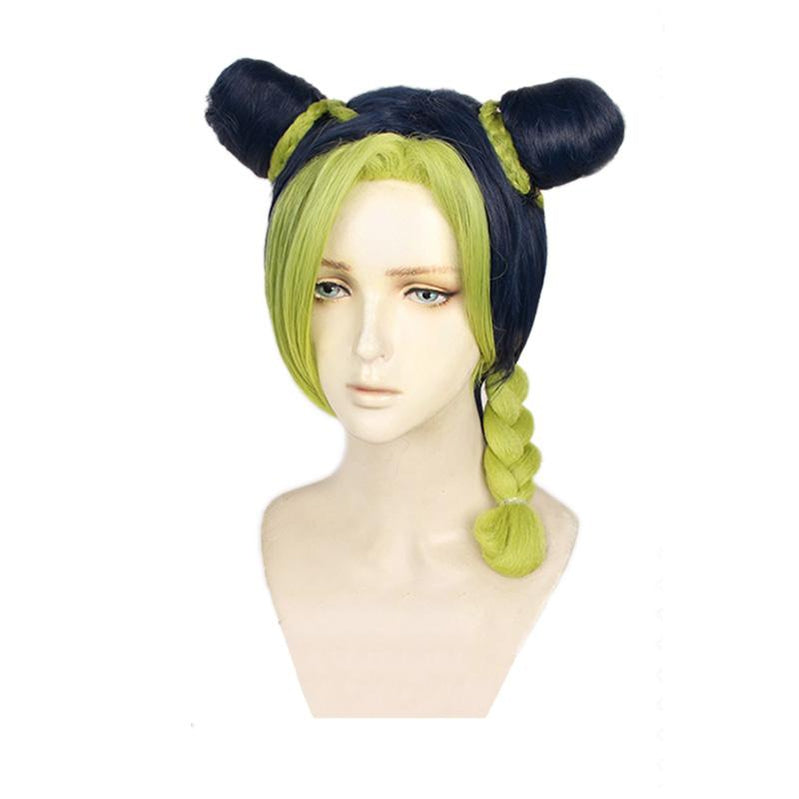 JoJo's Bizarre Adventure Stone Ocean Jolyne Cujoh Mixed Light Green Cosplay Wigs