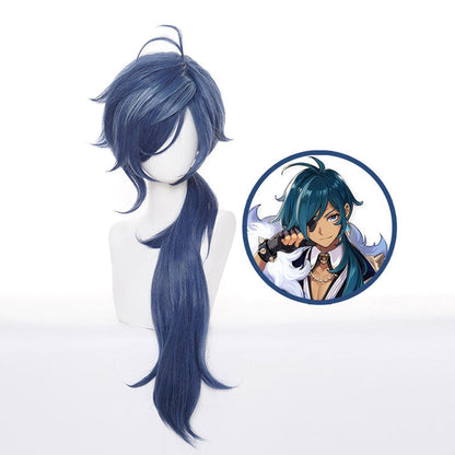 Genshin Impact Kaeya Alberich Blue Long Cosplay Wigs