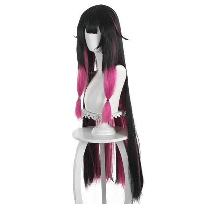 Genshin Impact Columbina Damslette Balck Pink Cosplay Wigs