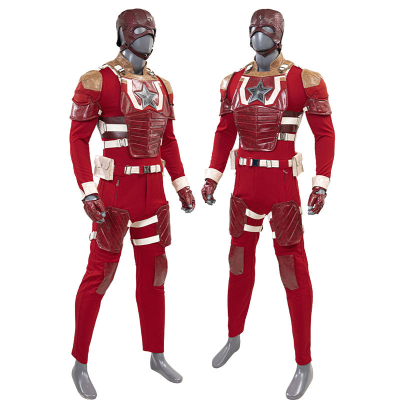 Thunderbolts 2025 Alexei Shostakov Red Guardian Jumpsuit Cosplay Costumes