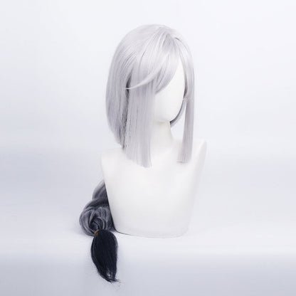Genshin Impact Shenhe Long Grey Gradient Black Cosplay Wigs