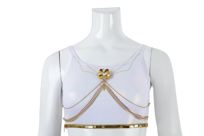 KPop Demon Hunters Mira White Stage Outfit Cosplay Costumes
