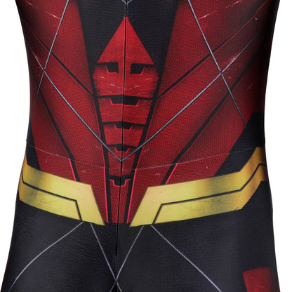 Justice League Barry Allen The Flash Male Jumpsuit with Mask Cosplay Costumes