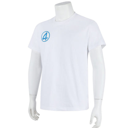 Marvel Rivals Fantastic Four First Steps White T-shirt Cosplay Costumes