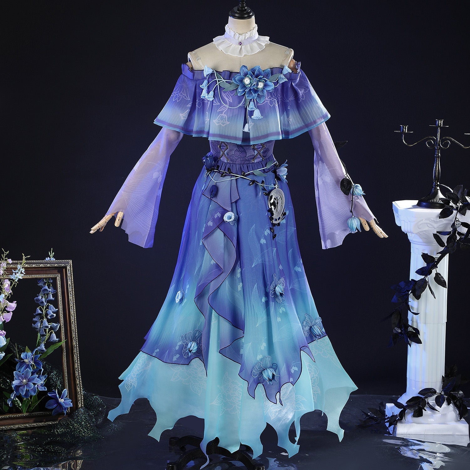 Identity V Entomologist Melly Plinius Ghost Candle Cosplay Costumes