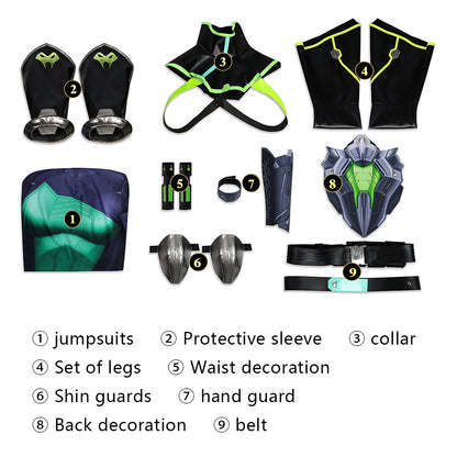 Valorant Viper Premium Edtion Full Set Top Cosplay Costumes