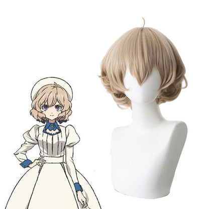 35cm In/Spectre Iwanaga Kotoko Brown Short Curly Cosplay Wigs