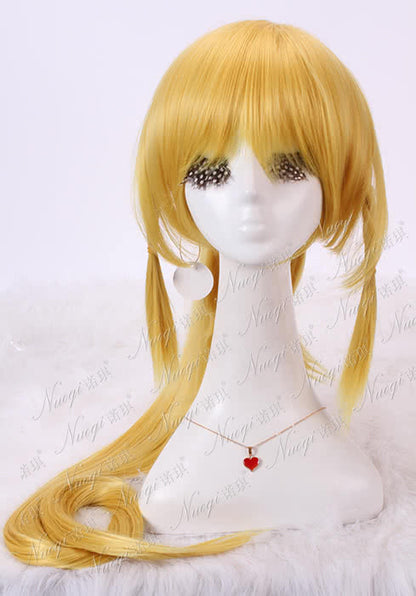 110cm long golden cosplay wig party full ponytail hair New Hot Sword Art Online ALO
