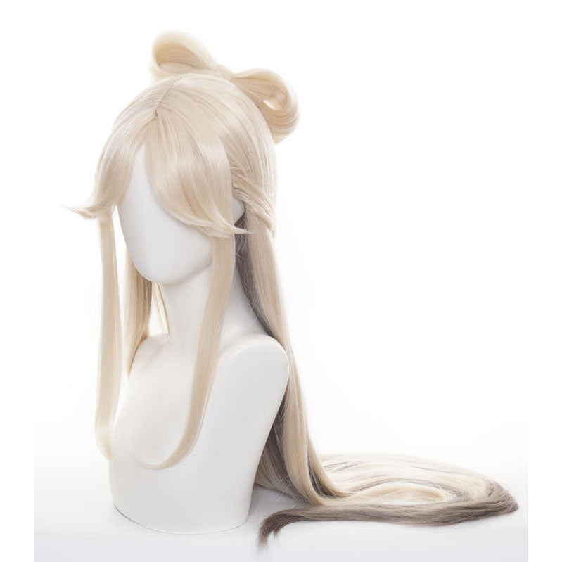 Genshin Impact Ningguang Long Blonde Cosplay Wigs