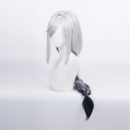 Genshin Impact Shenhe Long Grey Gradient Black Cosplay Wigs