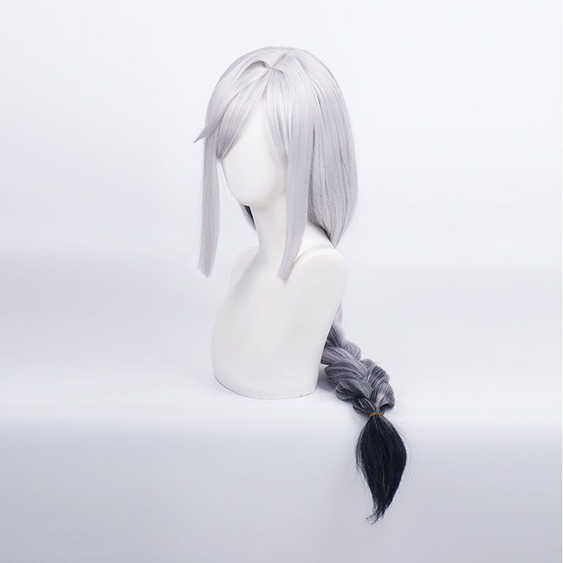 Genshin Impact Shenhe Long Grey Gradient Black Cosplay Wigs
