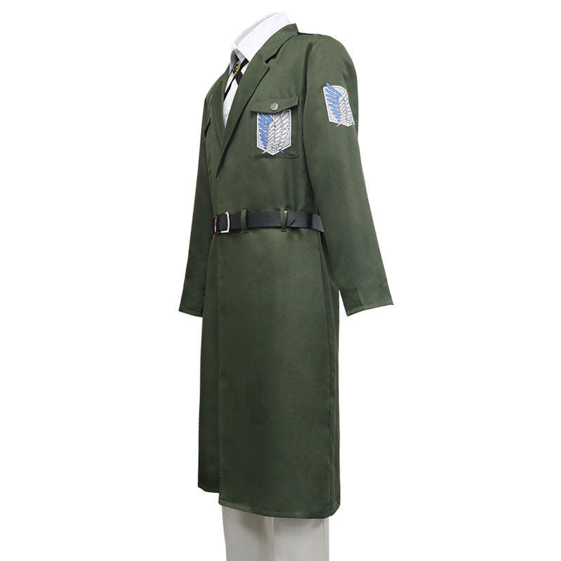 Attack on Titan 4 Season Mikasa Ackerman Survey Corps Uniform Set Cosplay Costume