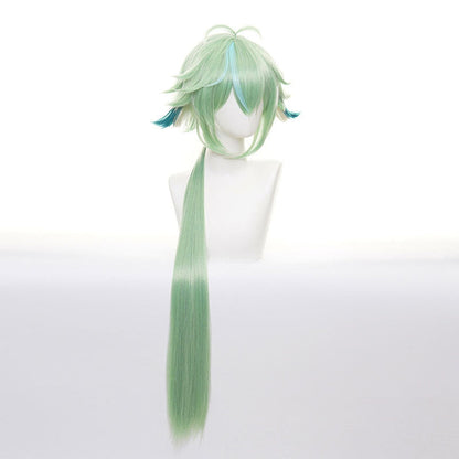 Genshin Impact Sucrose Long Fluorescent Green Cosplay Wigs
