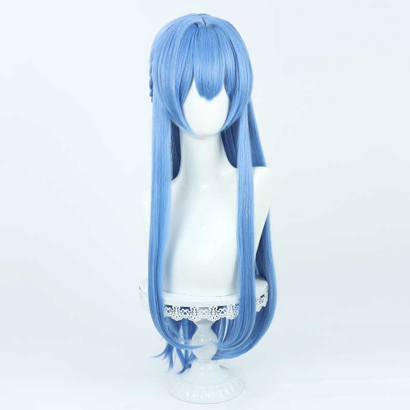 omgcos Goddess of Victory: Nikke Helen Light Blue Cosplay Wig