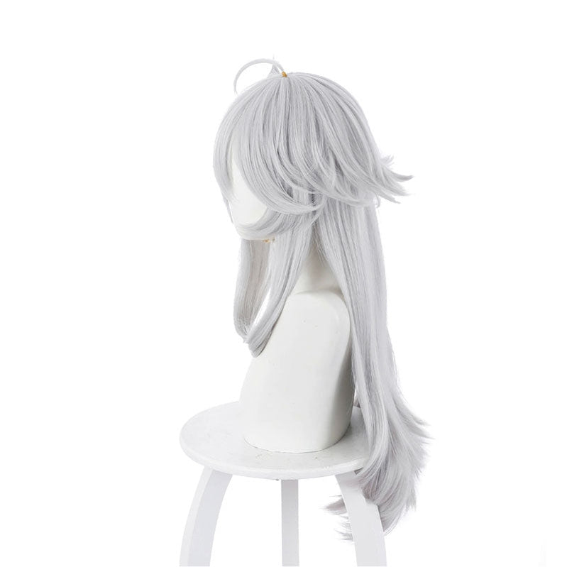 Genshin Impact Razor Silver Gray Cosplay Wigs