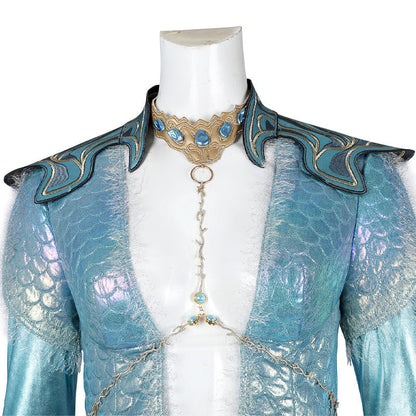 Baldur's Gate 3 Wavemother's Robe Female Cosplay Costumes