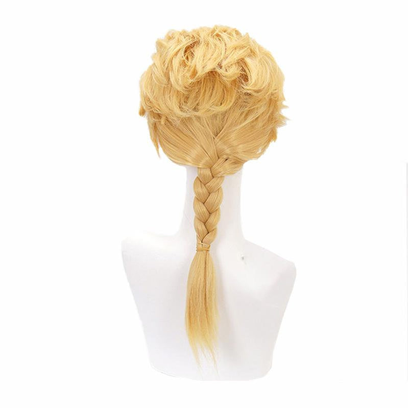 JoJo's Bizarre Adventure Golden Wind Giorno Giovanna Long Blond Cosplay Wigs