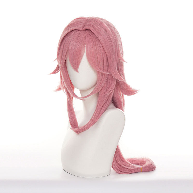 Genshin Impact Yae Miko Pink Halloween Cosplay Wigs