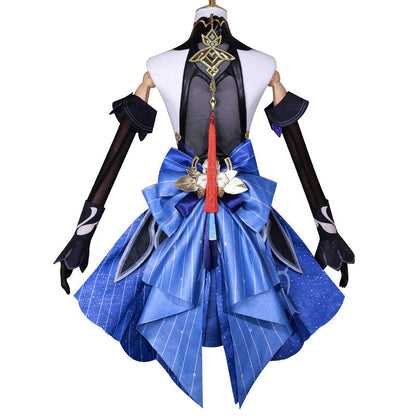 Genshin Impact Twilight Blossom Ganyu Cosplay Costumes