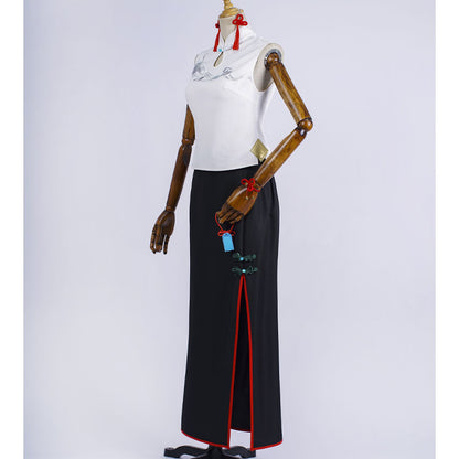 Genshin Impact x HeyTea Shenhe Cosplay Costumes