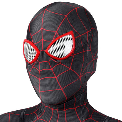 Spider-Man PS5 Miles Morales Suit V2 Kids Jumpsuit Cosplay Costumes