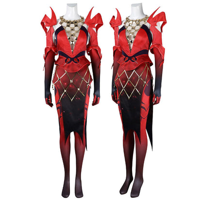 Marvel Rivals Scarlet Witch Emporium Matron Cosplay Costumes