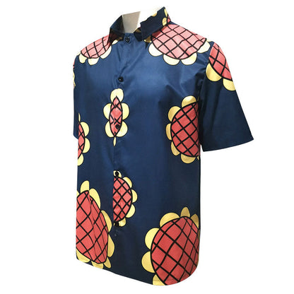 One Piece Monkey D. Luffy Sunflower Shirt Cosplay Costumes