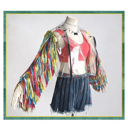 Birds of Prey Harley Quinn Ribbon Outfits Cosplay Costume
