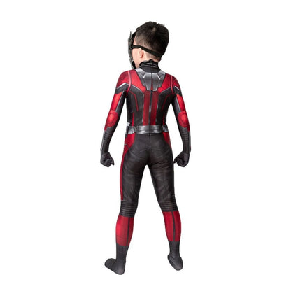 Movie Ant Man and the Wasp Ant-Man Jumpsuit Cosplay Costume for Child