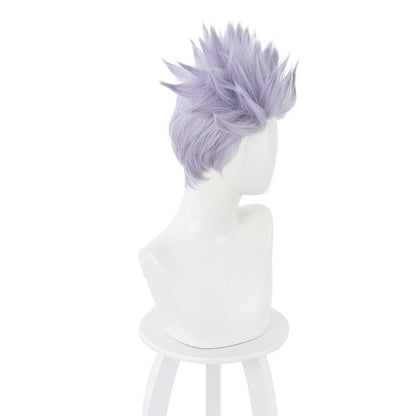 Jujutsu Kaisen Satoru Gojo Short Purple Cosplay Wigs