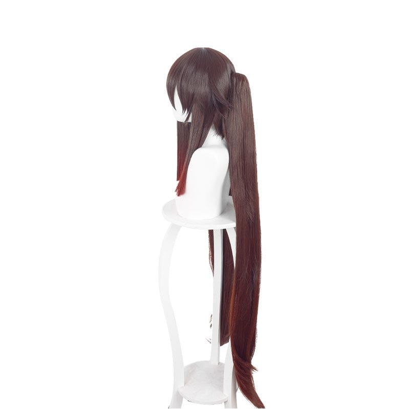 Genshin Impact Hu Tao Dark brown Long Cosplay Wig