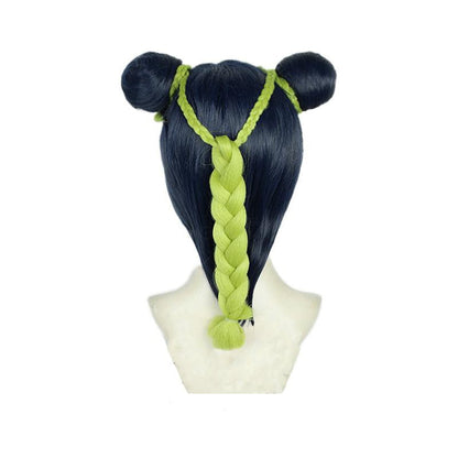 JoJo's Bizarre Adventure Stone Ocean Jolyne Cujoh Mixed Light Green Cosplay Wigs