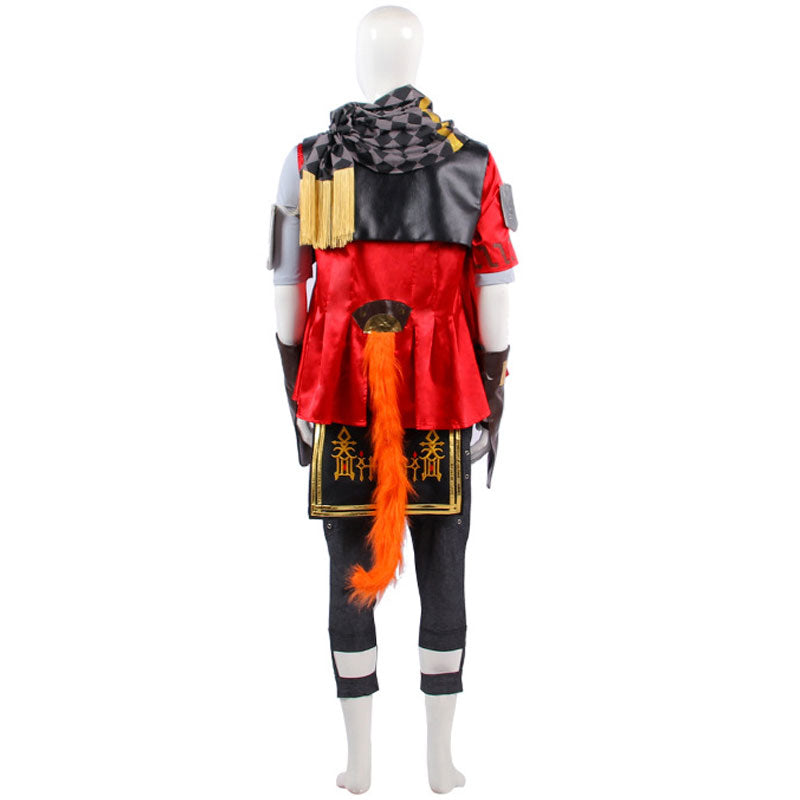 Final Fantasy XIV: Endwalker G¡¯raha Tia Red Cat Cosplay Costume