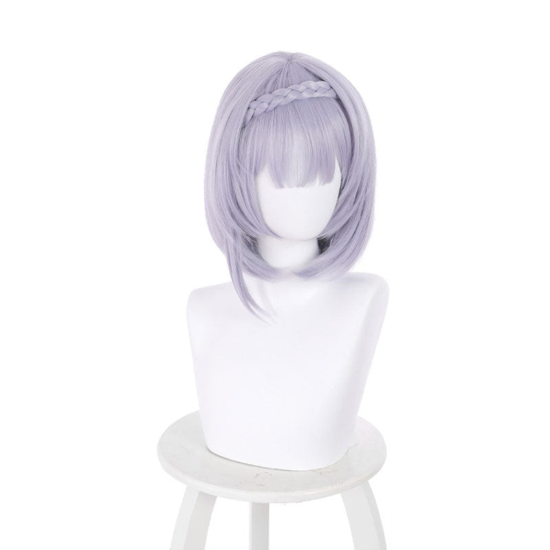 Genshin Impact Noelle Light Purple Short Cosplay Wigs