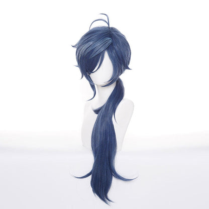 Genshin Impact Kaeya Alberich Blue Long Cosplay Wigs